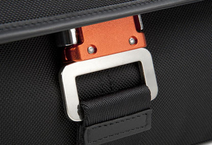 Messenger Bag Black Nylon Buckle