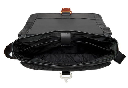 Messenger Bag Black Nylon Inside