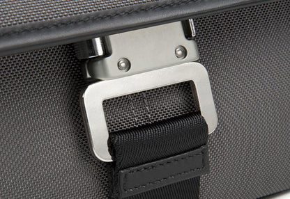 Messenger Bag Gray Nylon Buckle