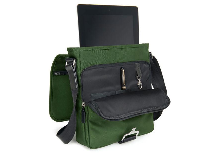 Tablet Note Bag Green Inside